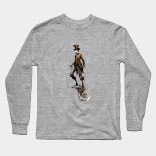 Steampunk Unicycler Long Sleeve T-Shirt